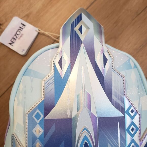 Loungefly Disney Frozen Queen Elsa Castle Mini Backpack NWT - Picture 11 of 16
